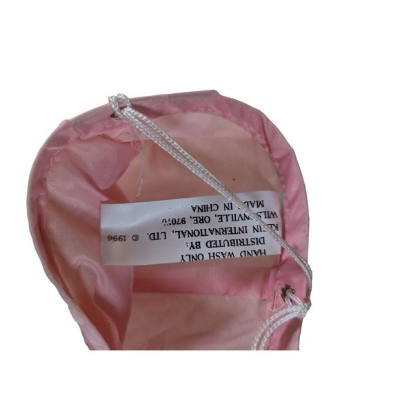 Vintage Easter Garden Nylon Wind Sock Easter Bunny Flowers Tassels Tails Flag - Picture 3 of 6